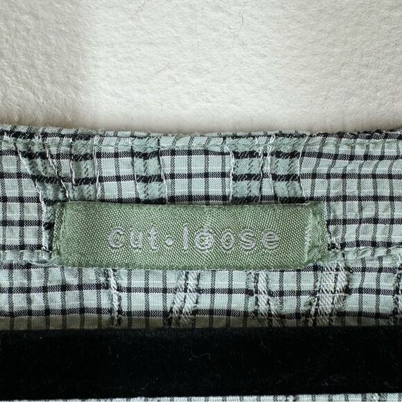 Cut Loose Textured Crinkle Wavy Pattern Blouse Boxy Fit Lagenlook Womens Size XL - Picture 3 of 6